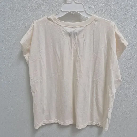 Pistola TRINA TEE - WHITE SAND 100 Cotton Large Nwt - Picture 5 of 5